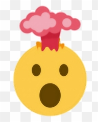 Clipart Explosion Emoji Clipart Explosion Emoji Transparent - Mind Blown Emoji Twitter,Shocked Emoji