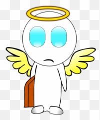 Angel Travel Sky - Illustration Emoji,Emoji Heaven And Hell