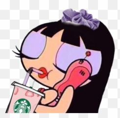 Freetoedit Powerpuff Powerpuffgirls - Starbucks New Logo 2011 Emoji,Sips Tea Emoji