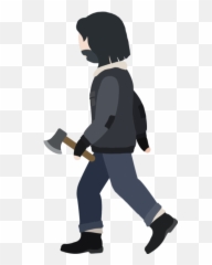 Who Is That Emoji - Cartoon,Axe Emoji