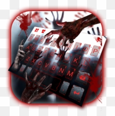Bloody Walking Dead Keyboard Theme - Graphic Design Emoji,Walking Dead Emoji Download