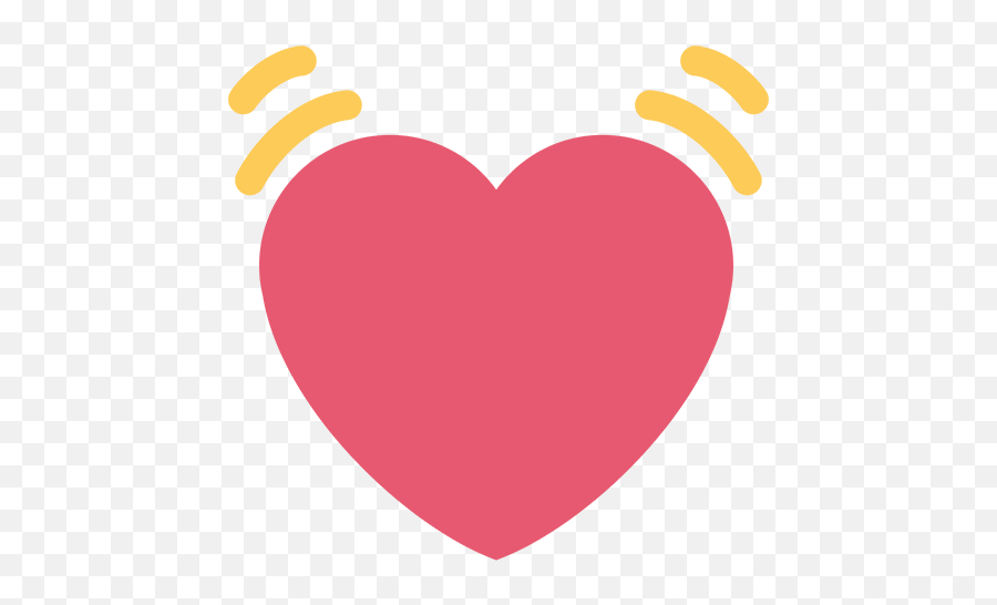 Phone Emoji Twitter Twitteremoji Heart Pink Beatinghear - Transparent Android Heart Emoji,Phone Emoji