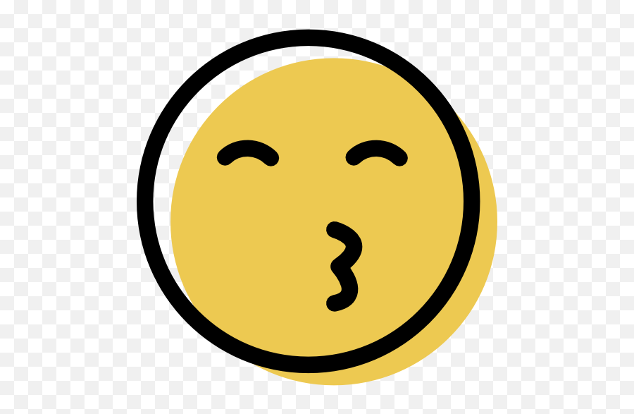Emoticon Beso Png 6 Png Image - Smile Icon Png Emoji,Emoticon De Beso