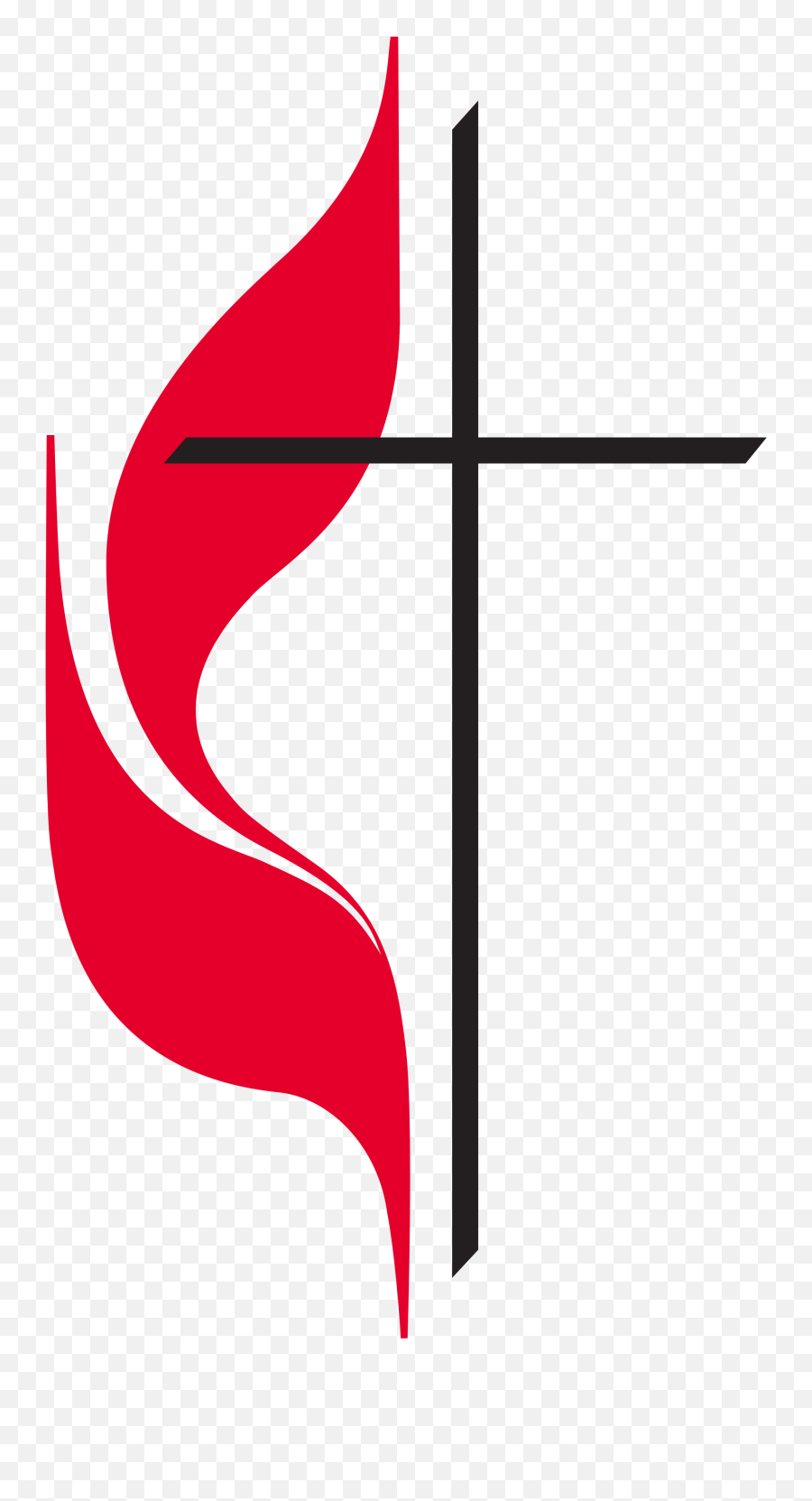 Cross And Flame - United Methodist Church Logo Emoji,Emoji Meanings