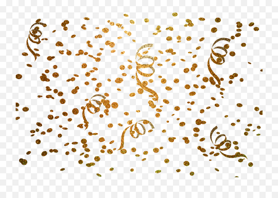 Gold Confetti Golden - Confete Carnaval Png Emoji,Sparkle Emoji Transparent Background
