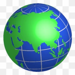 Asia World Globe Vector Image - Globe With India Facing Emoji,Boat Moon Emoji