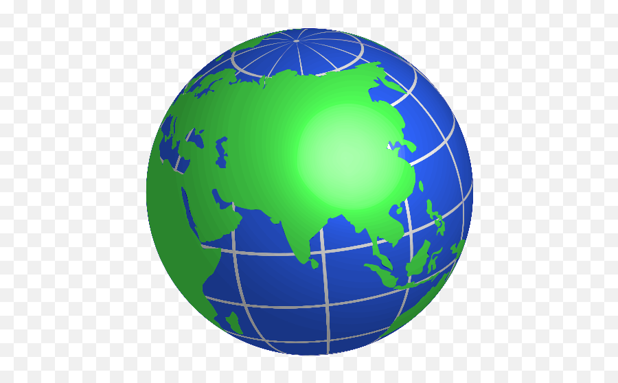Asia World Globe Vector Image - Globe With India Facing Emoji,Boat Moon Emoji