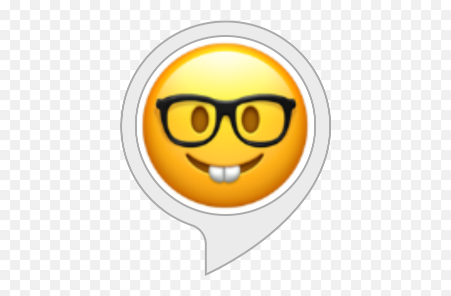 Alexa Skills - Transparent Background Nerd Emoji,Lonely Emoticon