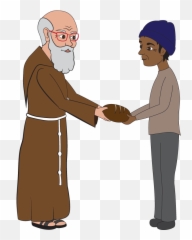 Father Solanus Casey Emoji - Holding Hands