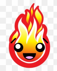 Hot Fire Flame Emojis - Fire Ball,Heat Emoji