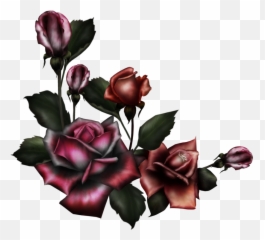 Gothic Rose Clipart - Gothic Rose Png Emoji,Goth Emoji