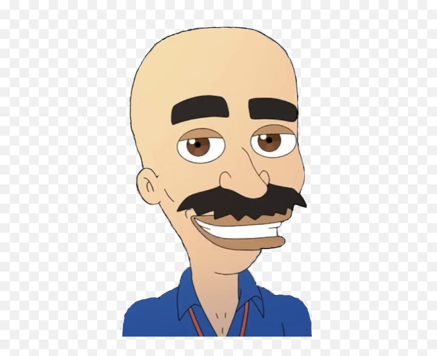 Steve Harvey Mustache Clipart - Coach Steve Big Mouth Emoji,Steve Jobs Emoji