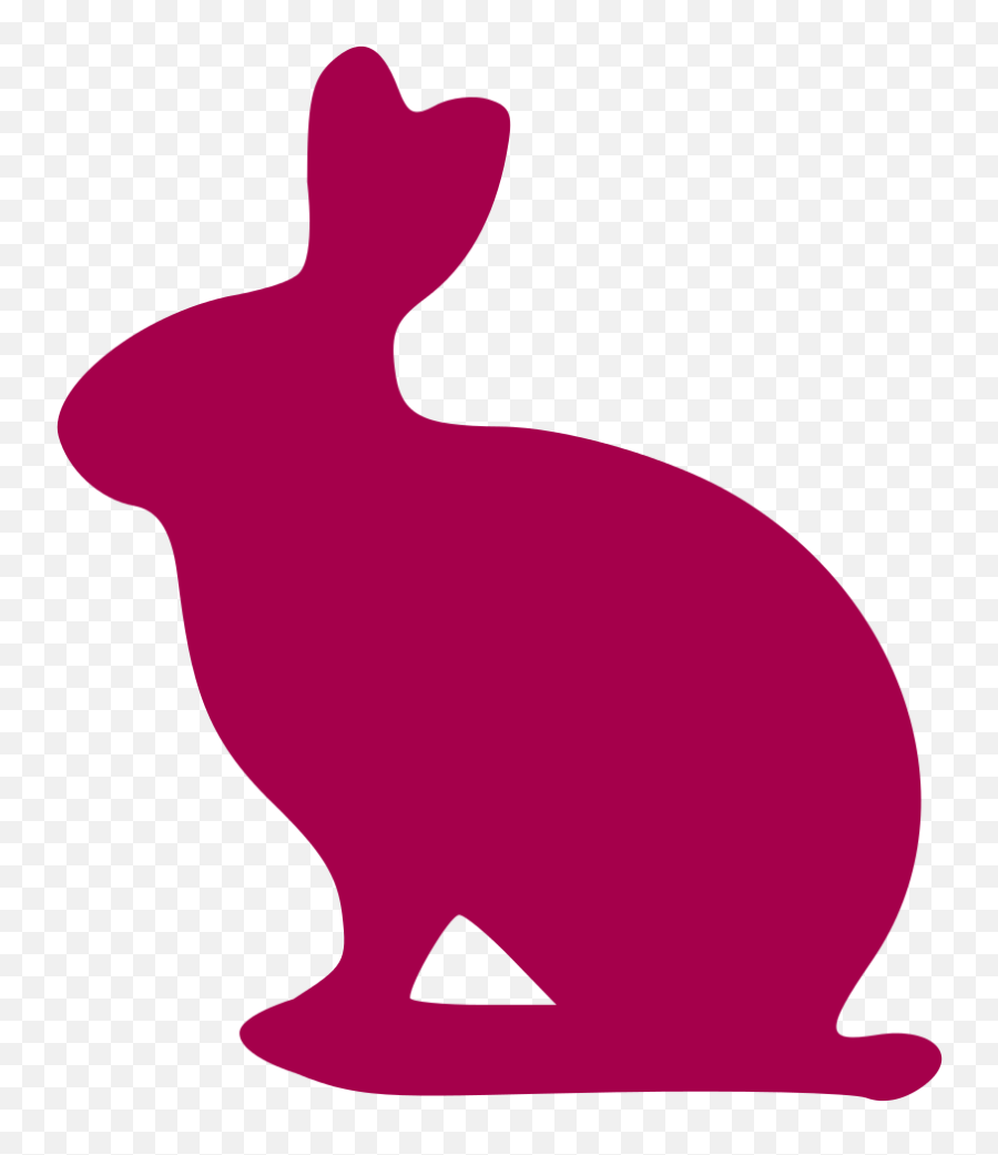 Lapin01 Flipped And Colorized - Rabbit Shape Png Emoji,Giant Emoji
