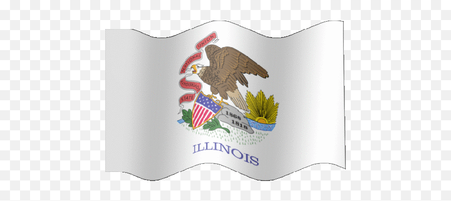 Latest Project - Lowgif Illinois Flag Waving Gif Emoji,Vi Flag Emoji