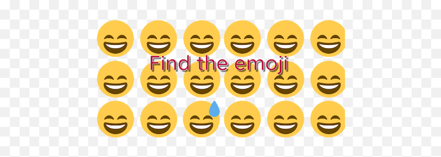 Find The Emoji - Smiley,Emoji Expression Challenge