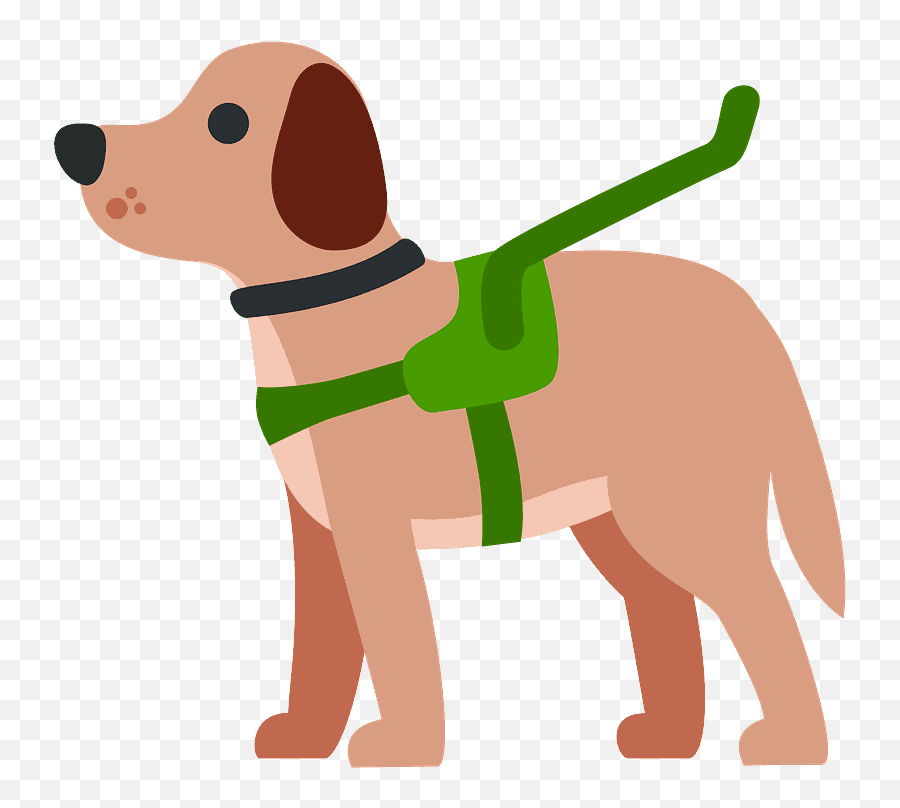 Guide Dog Emoji Clipart Free Download Transparent Png - Service Dog Emoji Twitter,Wolf Emoji Png