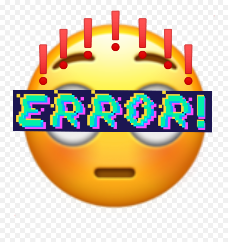 Sticker - Emoji Edit Error,Alert Emoji