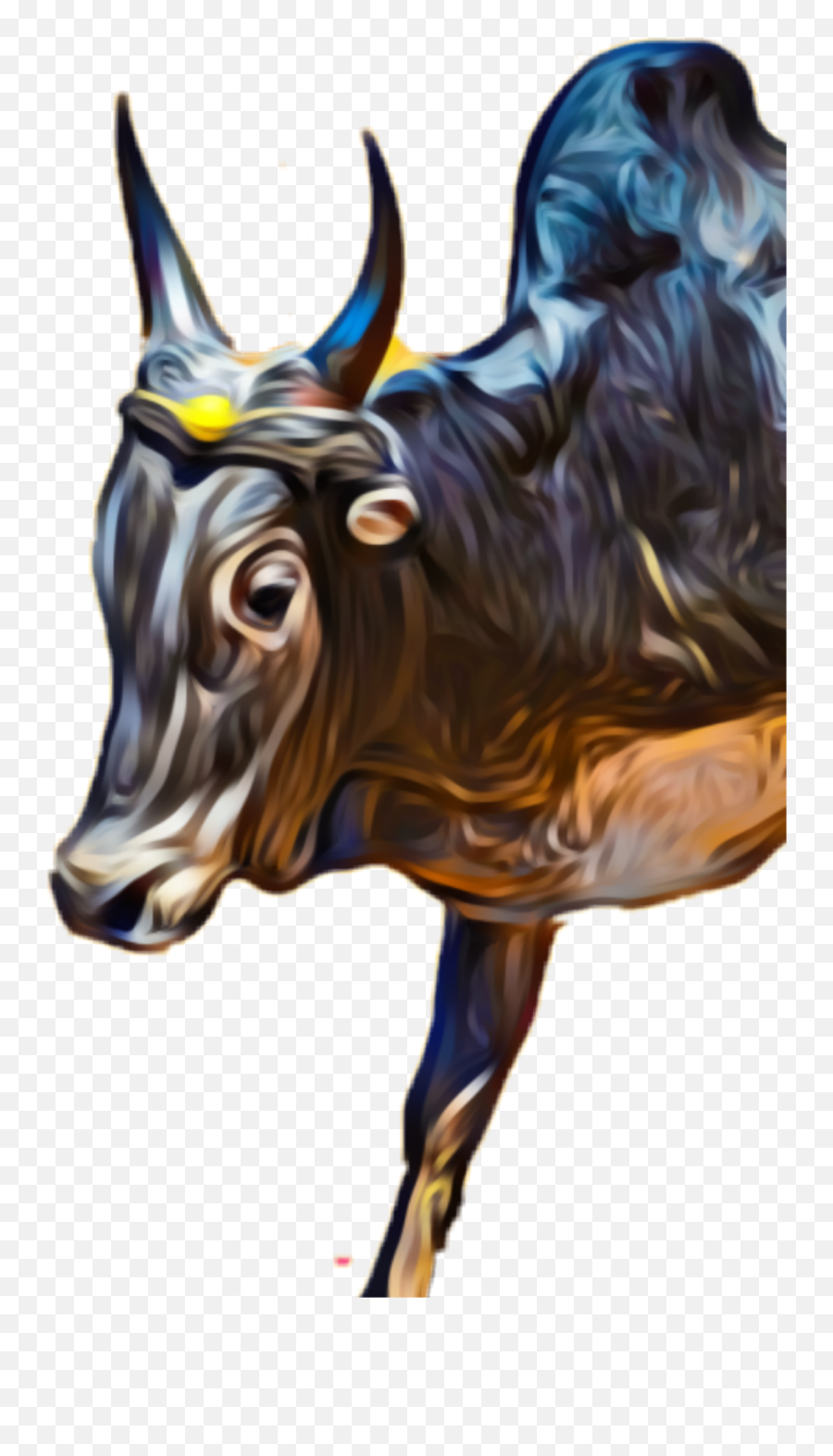 Jallikattu Bull Images Hd Download Sticker By Sandy - Animal Figure Emoji,Bull Emoji