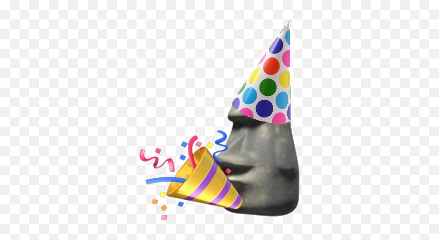 Congrats To The Moai Discord Server For - Party Emoji,Moai Emoji