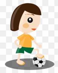 Soccer Sports Football - Sport Girl Clipart Emoji,Nba Player Emoji