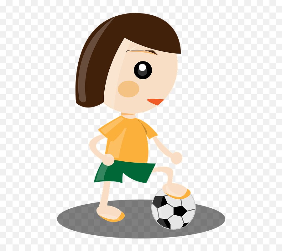 Soccer Sports Football - Sport Girl Clipart Emoji,Nba Player Emoji