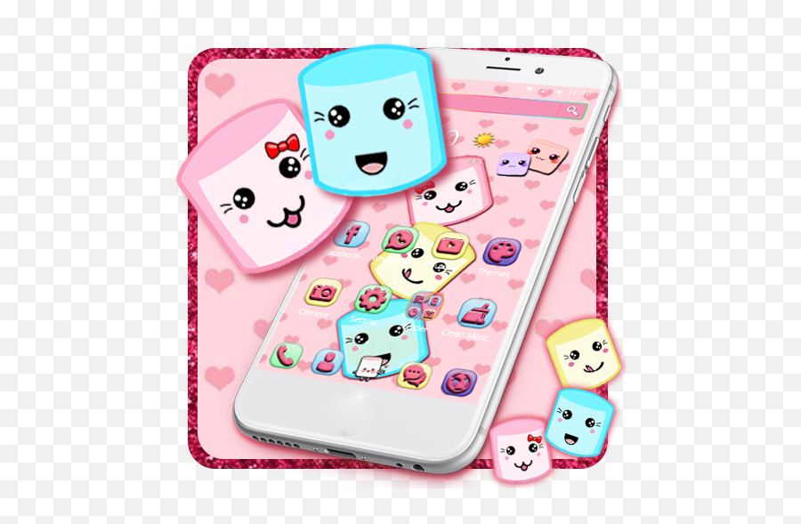 Fluffy Cotton Marshmallow - Marshmallow Theme Emoji,Android Marshmallow Emoji