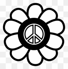Free Printable Peace Sign Download - Black And White Peace Sign Clipart Emoji,Emoji Color Pages