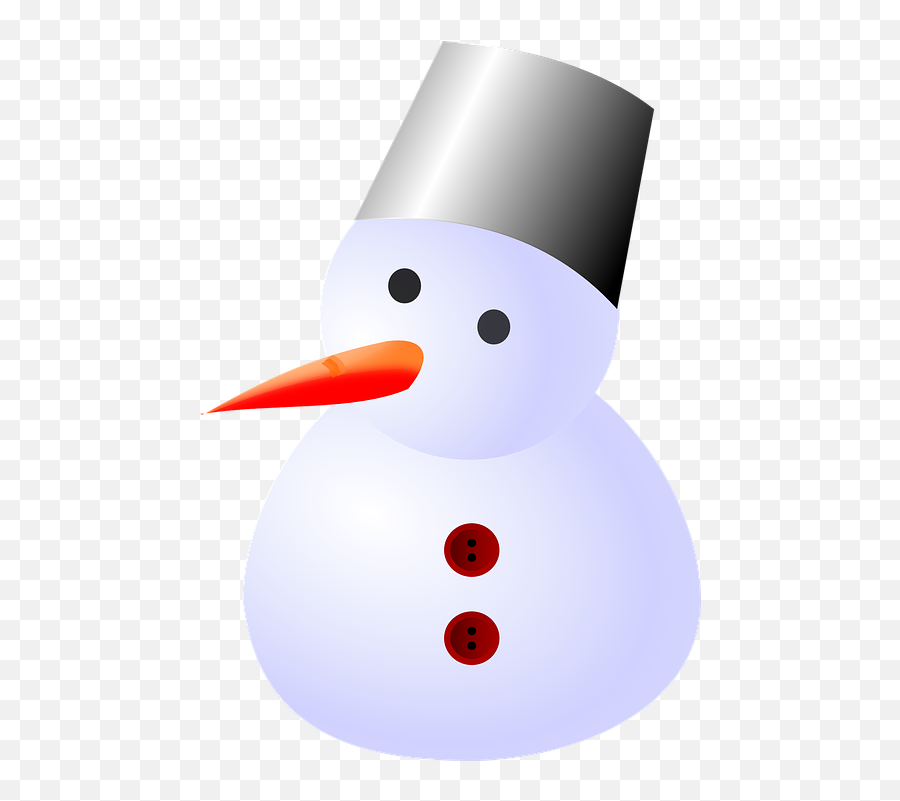 Free Snowman Winter Vectors - Snowman Emoji,Snowflake Emoji