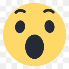 Emoticon Icon At Getdrawings - Facebook Reactions Wow Png Emoji