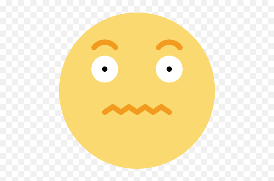 Scared - Circle Emoji,Emoji For Scared