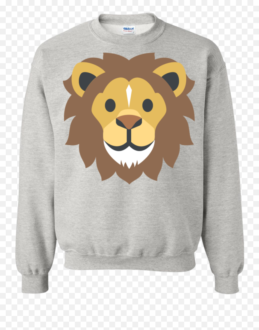 Lion Face Emoji Sweatshirt - Volvo C30 T Shirt,Lion Face Emoji