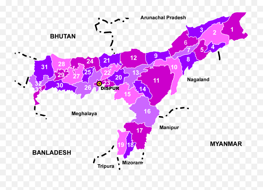 List Of Assam State Symbols - Many District In Assam Emoji,Emoji Meanings