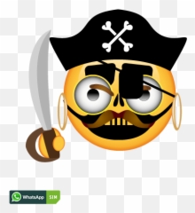 Horror Emoji Mit Totenkopf - Whatsapp