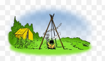 Camping In Der Natur - Api Unggun Vector Png Emoji