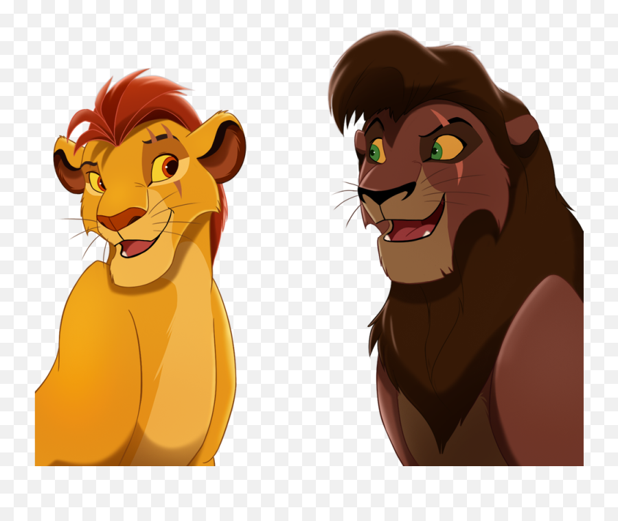 Hey Nice - Kion And Kovu Deviantart Emoji,Scar Emoji