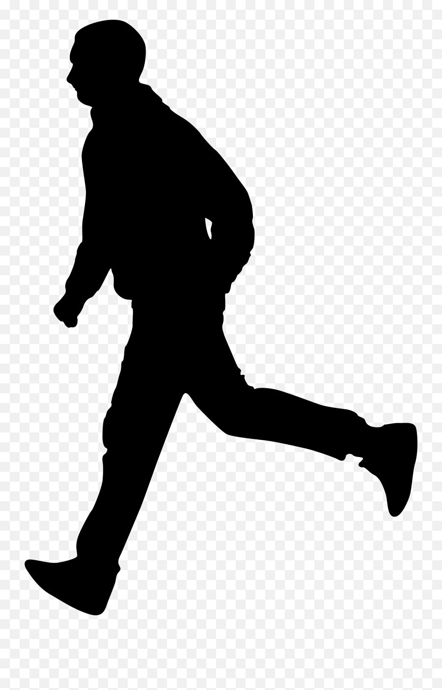 Fast Clipart Running Man Fast Running Man Transparent Free - Silhouette Running Person Png Emoji,Running Man Emoji