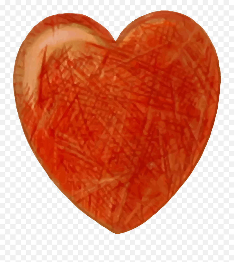 Pencil Drawn Heart Vector Clipart Image - Heart Emoji,Peru Flag Emoji