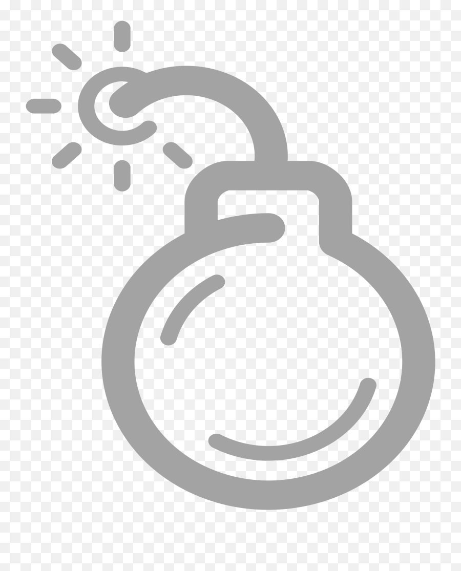Bomb Icon Vector Clipart Image - Bomb Simple Image Png Emoji,Fortune Teller Emoji