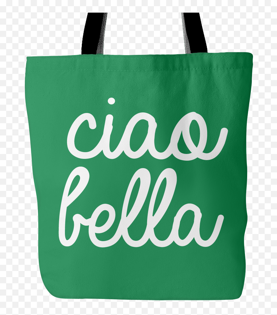 Ciao Bella Tote Bag - Tote Bag Emoji,Emoji Swim Run Bike