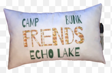 Camp Bunk Friends Emoji 19x12 Pillow - Cushion