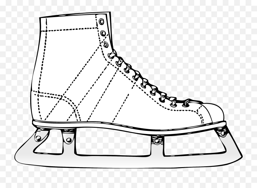 Clipart Shoes Ice Skate Clipart Shoes - Ice Skate Clip Art Emoji,Ice Skate Emoji
