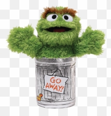 SOFT TOY SMA - SESAME STREE Toy Brands Oscar The Grouch Plush Emoji