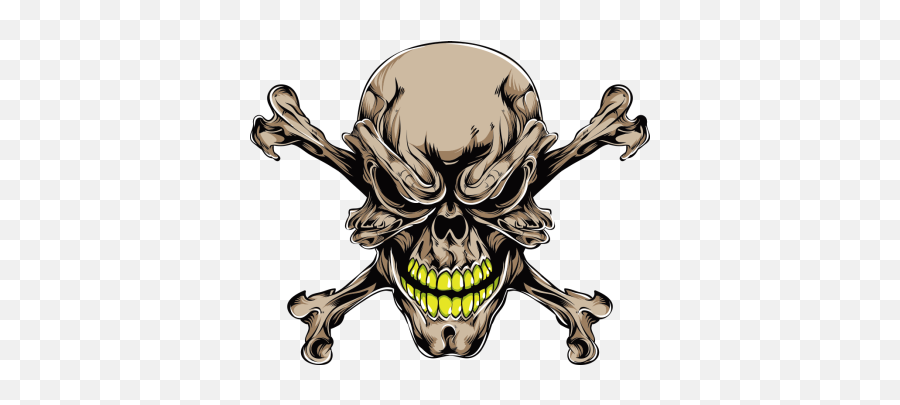 Skull Png And Vectors For Free Download - Dlpngcom Skulls And Bones Png Emoji,Skull And Bones Emoji