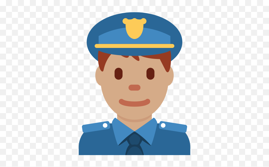 Twemoji12 1f46e - Clown Cop Emoji,Great Job Emoji