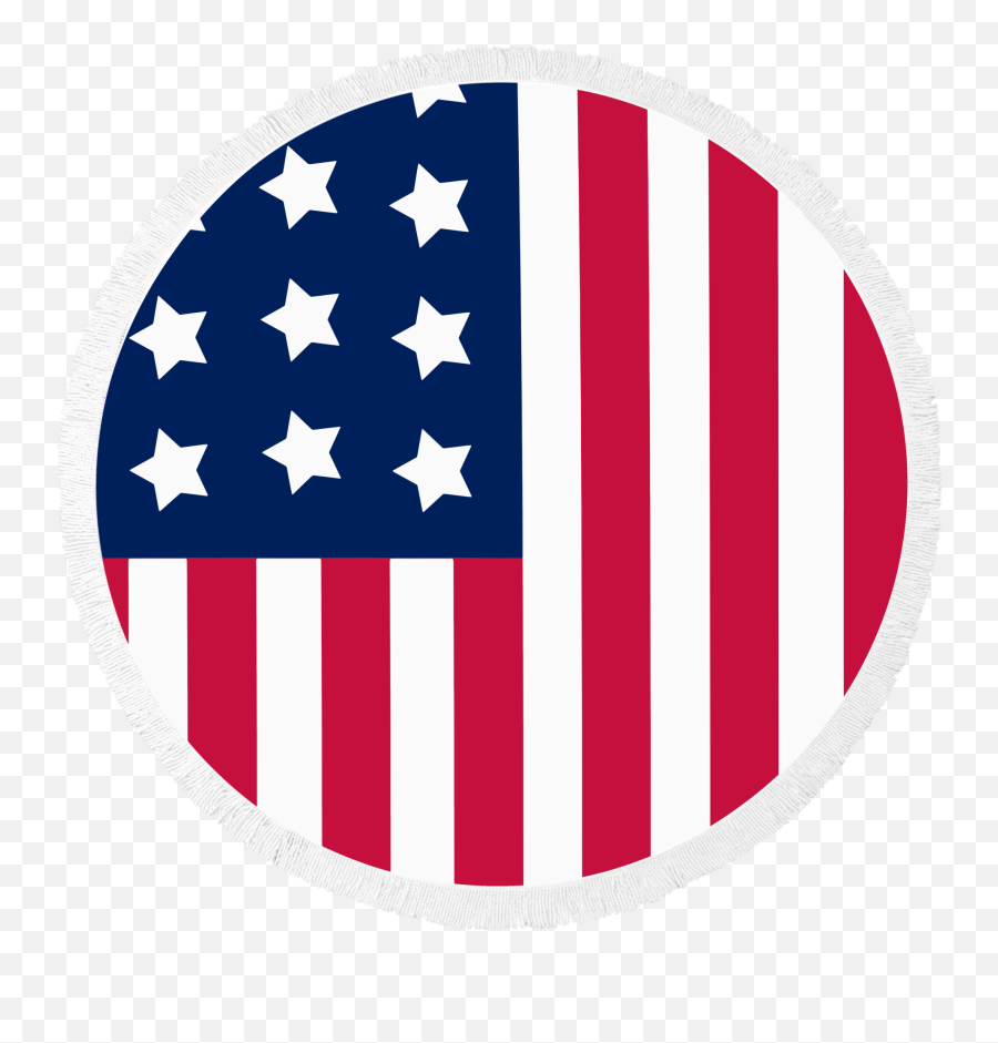 Round Circle Usa Flag Png - Icon Usa Flag Circle Emoji,Us State Flag Emoji