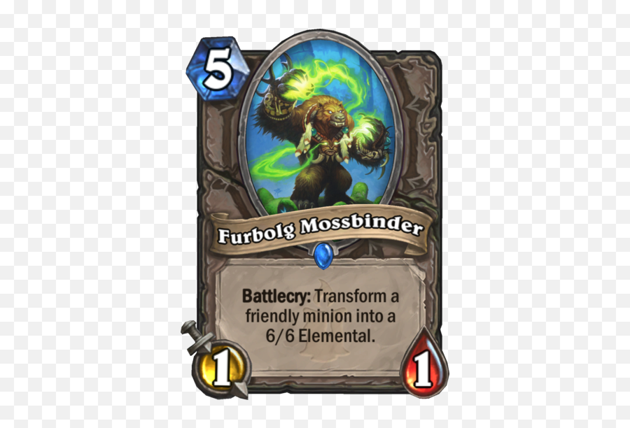 Furbolg Mossbinder Evasion Leyline Manipulator Reveals - Hearthstone Cards Emoji,Blade Runner Emoji