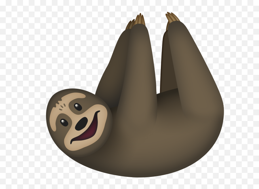Sloth Emoji - Happy,Sloth Emoji