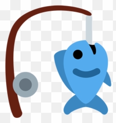 Fishing Blue Nose Smile Clipart - Happy Emoji,Fishing Emoji