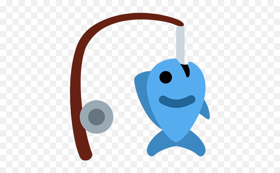 Fishing Blue Nose Smile Clipart - Happy Emoji,Fishing Emoji