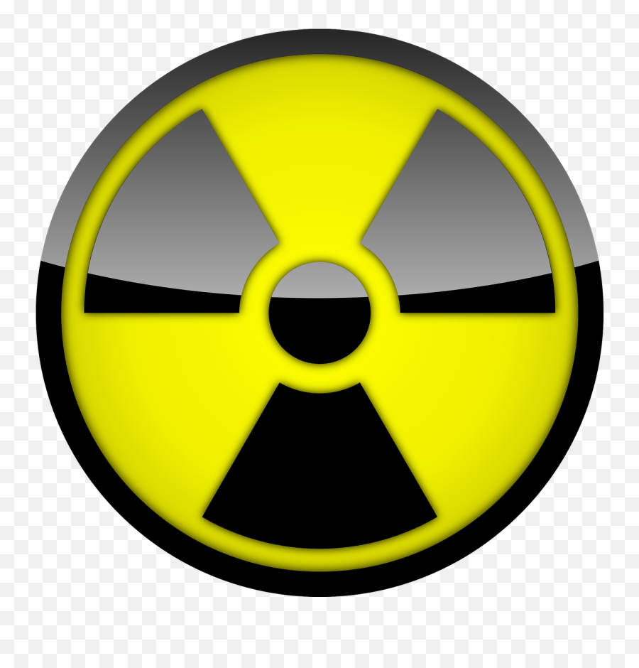 Radioactive Decay Hazard Symbol Radiation Biological Hazard - Transparent Background Radioactive Symbol Emoji,Nuclear Emoji